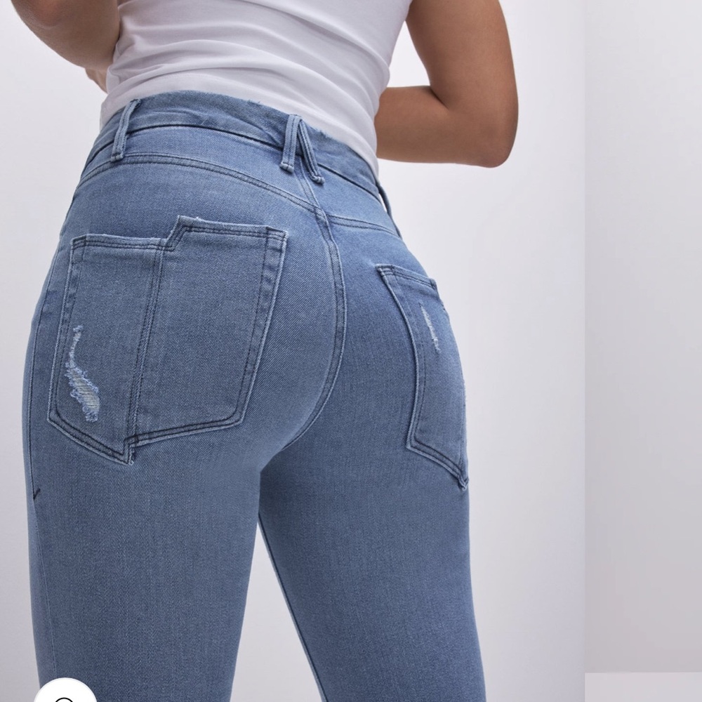 Good American Good Legs Straight Jeans